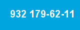 932 179-62-11 932 179-62-11